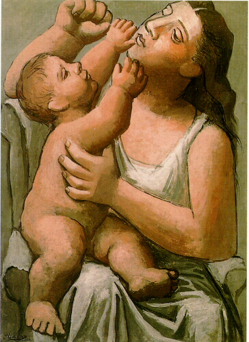 Pablo Picasso Mother And Child Mere Et Enfant Neoclassicism 1921